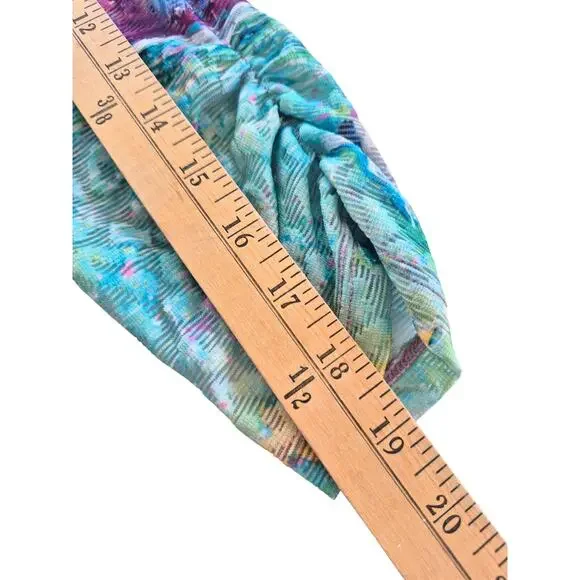 Leoma Lovegrove Sz S Open Front Cardigan Jacket Colorful Tropical Light Weight - Picture 9 of 9